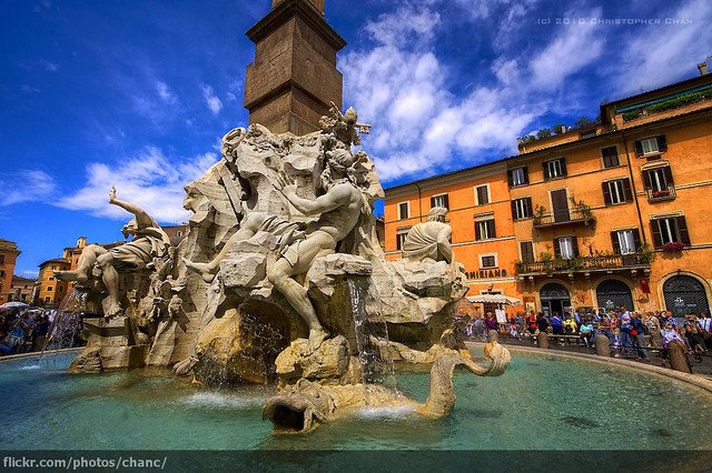 Fountain of the Four Rivers, Rome | Flickr - Photo Sharing!