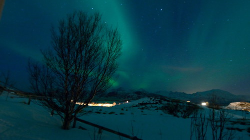winter norway night lights widescreen arctic aurora northern 169 borealis tromsø sommarøy