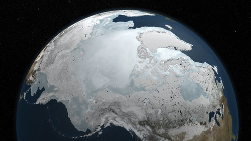 Arctic Sea Ice - September 2009 to March 2010