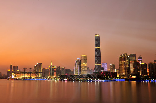 guangzhou china light sunset reflection horizontal skyline architecture modern night skyscraper buildings outdoors asia dusk landmarks nopeople illuminated guangdong cbd nightview financial ifc canton pearlriver tallest lighten tallestbuilding modernchina zhujiang financialcentre moderncity southernchina asiangames buildingexterior westtower 2010asiangames zhujiangnewtown guangzhouwesttower tallestofficebuilding guangzhouinternationalfinancialcentre guangzhouhaixinsha haixinsha guangzhouasiangames haixinshaisland