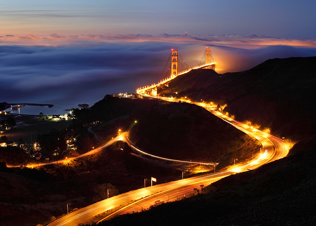 Golden Gate Bridge from Coastal Ridge Trail