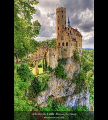 Lichtenstein Castle - Honau, Germany (HDR)