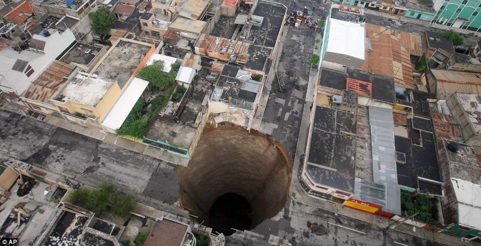 Guatemala City Sink Hole (6/2010)