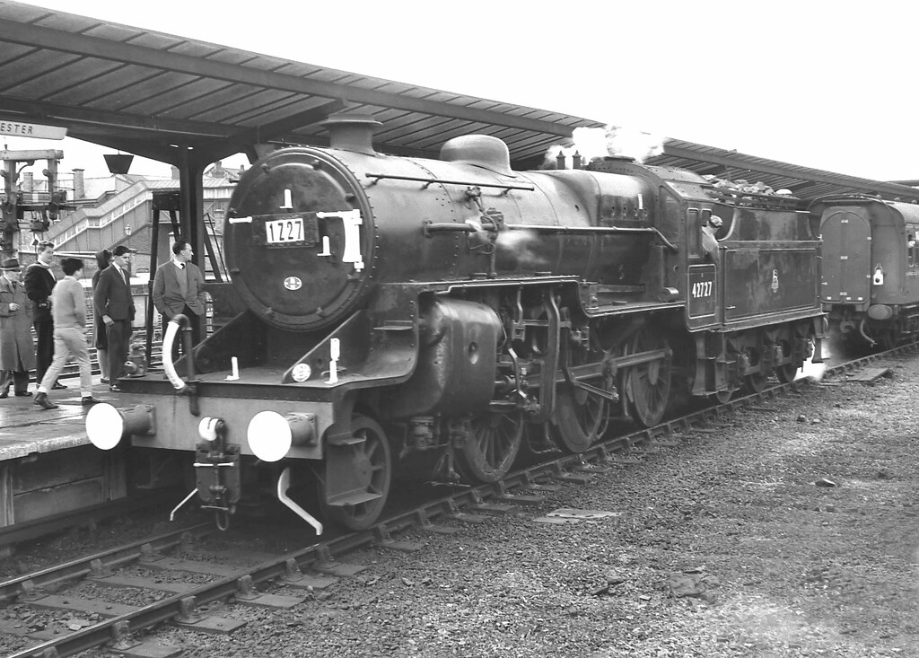 Hughes/Fowler 'Crab' 2-6-0 no. 42727. Chester (General). 27 March 1966