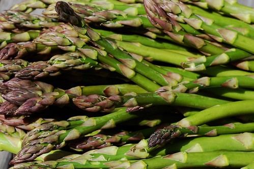 Fresh, organic, local asparagus by Eve Fox, Garden of Eating blog