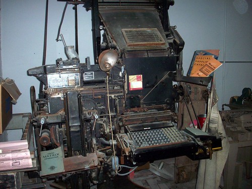 museum familyhistory machine linotype historicalitems linotypemachine palmermuseum jewellkansas