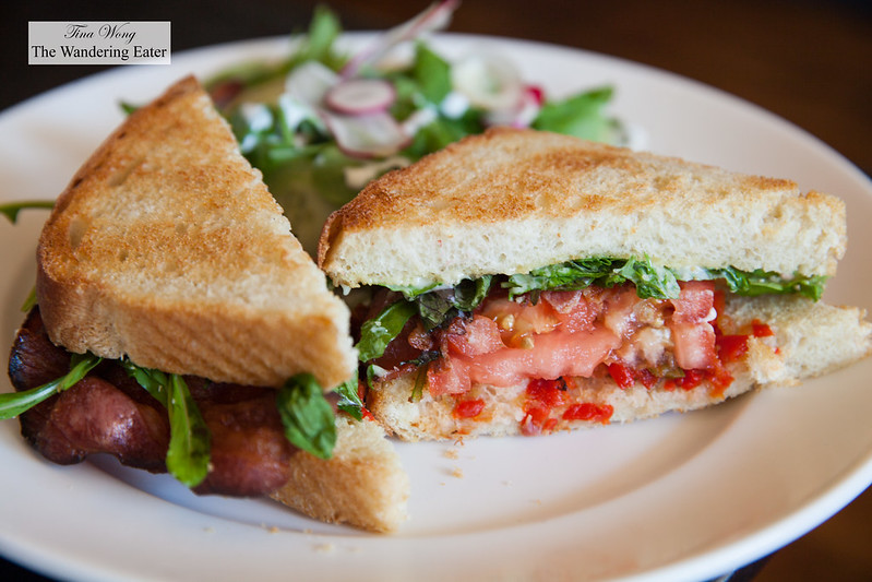 BLT (bacon, lettuce, tomato) sandwich