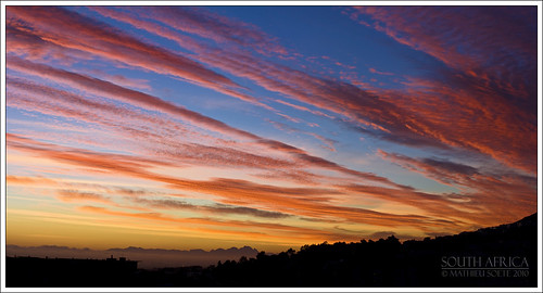 africa panorama colour lines clouds sunrise southafrica capetown devilspeak kaapstad suidafrika