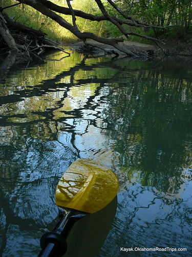 oklahoma nature water grave creek spring paddle kayaking flatwater