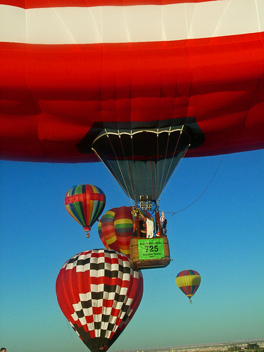 blue red sky hot up rainbow colorful fiesta flag air balloon casio 725 qv3000ex