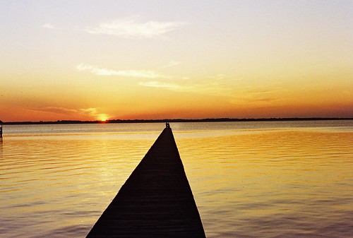 sunset water 35mm dock pentax jacksonville