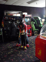 learning to skate in the roller arcade   PB280038 