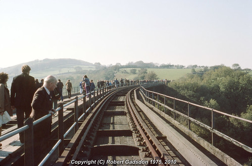 geotagged 1975 railtour crowds lswr atlanticcoastexpress meldonviaduct geo:lat=50713495 geo:lon=4033428
