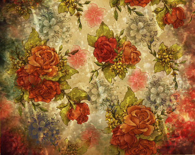 Vintage Floral Texture | Flickr - Photo Sharing!