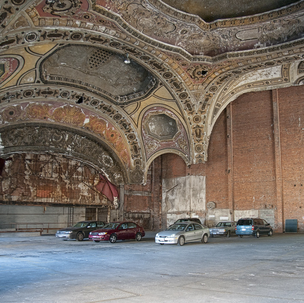 Old Detroit Theater Converted To Parking Garage