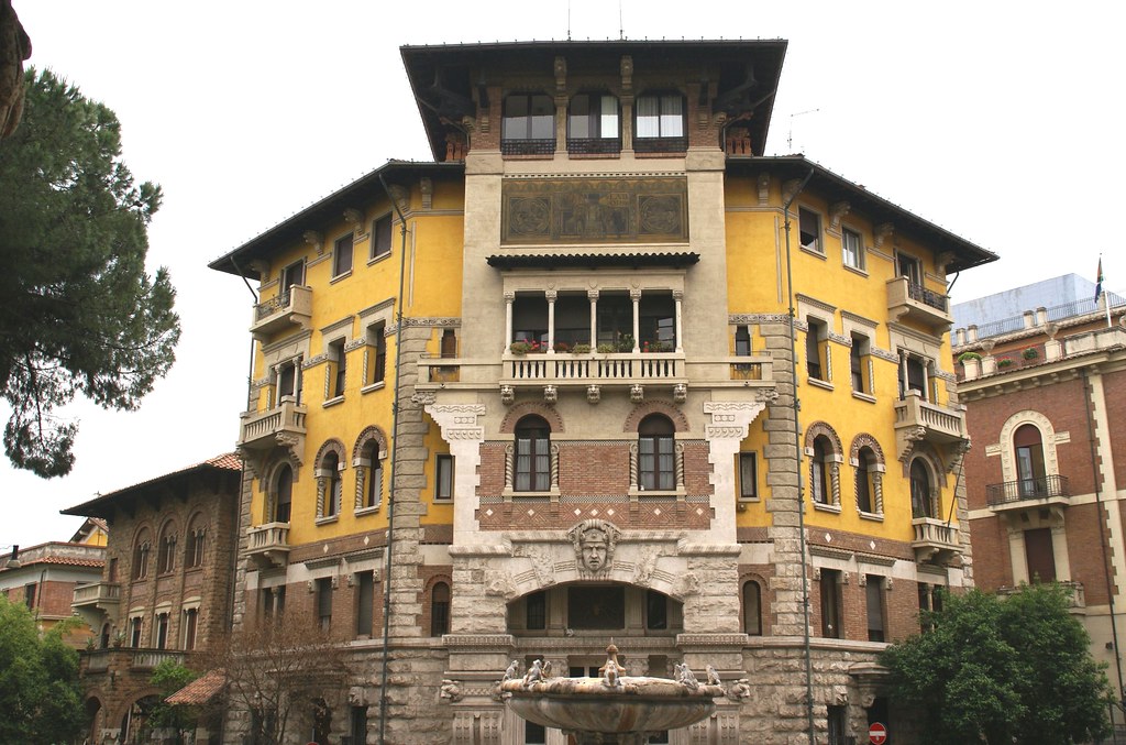 Rom, Quartiere Coppedè, Palazzo del Ragno (Coppedè-Viertel, Palast der Spinne/Coppedè Quarter, Palace of the Spider)