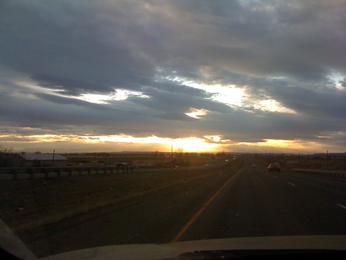 sunset montana driving windshield dp2010