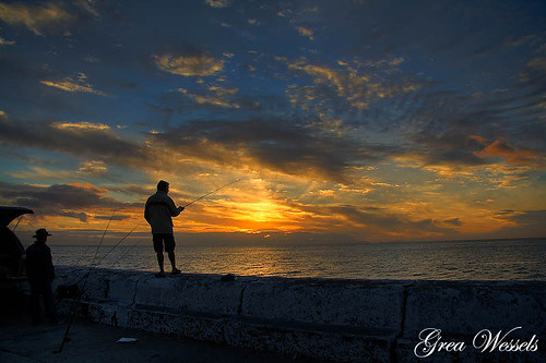 ocean blue yellow clouds sunrise southafrica fisherman capetown 2010 kalkbay kaapstad suidafrika inspiredbylove