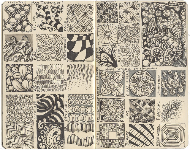 Zentangle Samplers - a gallery on Flickr