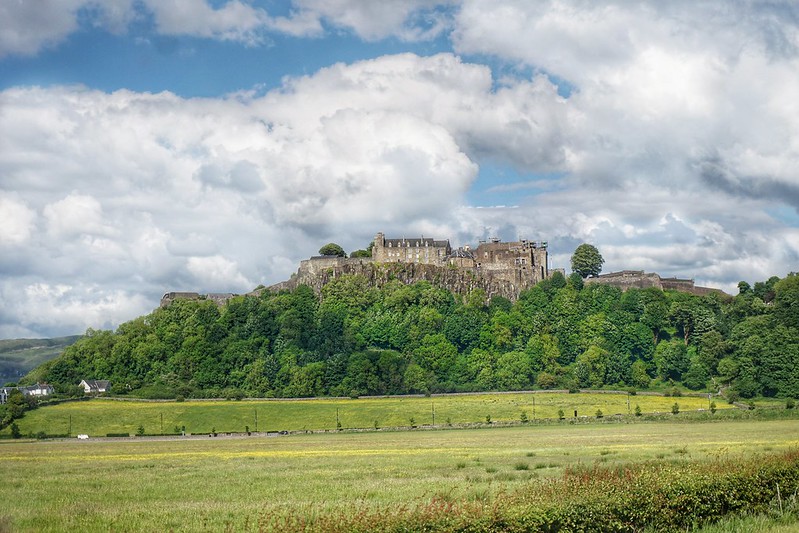 Stirling Castle from afar, Scotland
