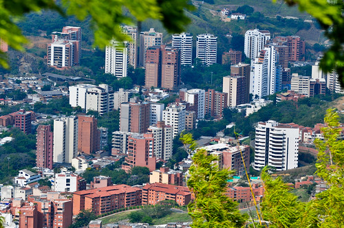 city cali colombia panoramicview