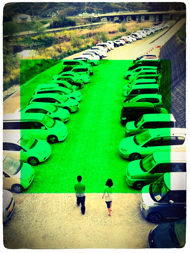 green art cars walking square artistic experiment 2010 iphone greensquare takenwithaniphone daveweekes
