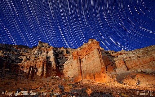 california statepark iso800 sca trucks redrock stacked truckers f35 californiacity 10mm startrail canon1022mmefs earthandspace canon50d Astrometrydotnet:status=failed picasa3 bestnewcomer stevenchristenson competition:astrophoto=2010 photographytheamusingcom 30secondseach 114minutes 227exposures continuousexposures imagestackerbytabaware Astrometrydotnet:id=alpha20100638877166 astro:pdt=20100604t031640 astro:gmt=20100604t101640 astro:subject=startrailfromredrockcanyonspcalifornia starcircleacademy