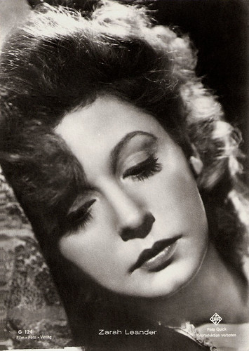 European Film Star Postcards: Zarah Leander