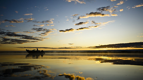 lake reflection clouds sunrise boat fishing fishermen cc rightsmanaged spirithands lakestjohn ramara rbsfavs robertsnache
