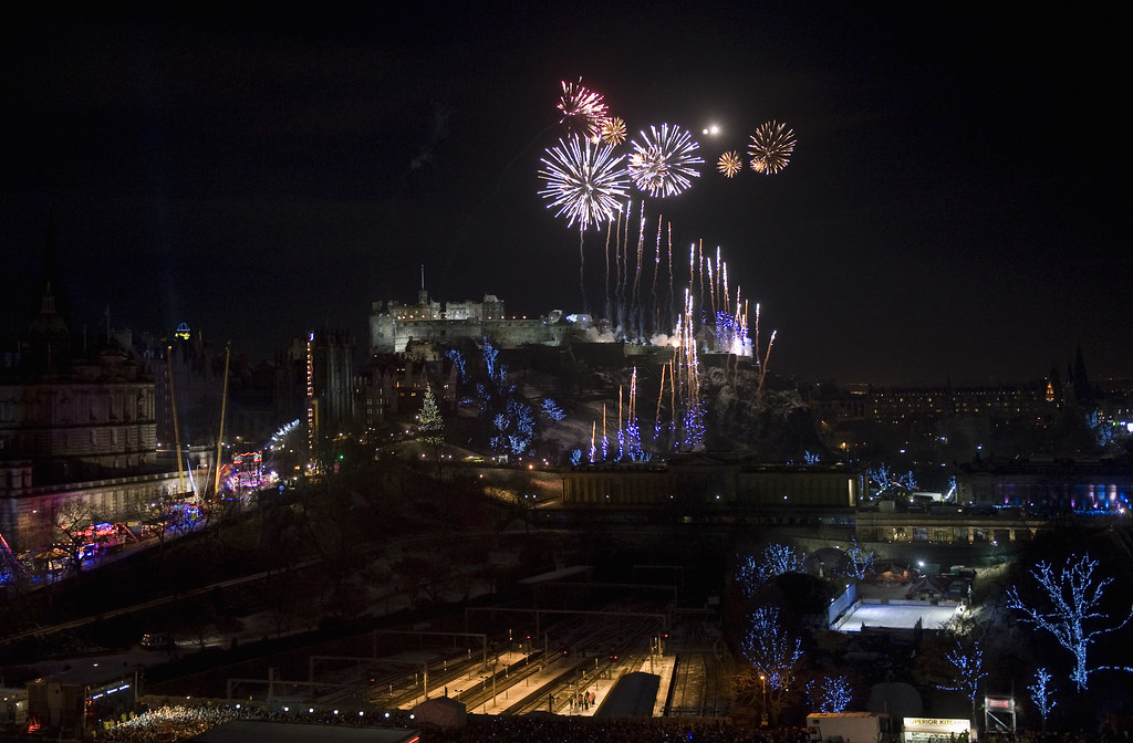 Fireworks over Edinburgh