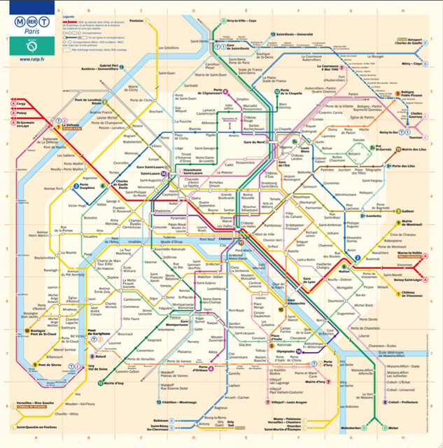 paris metro map | Flickr - Photo Sharing!
