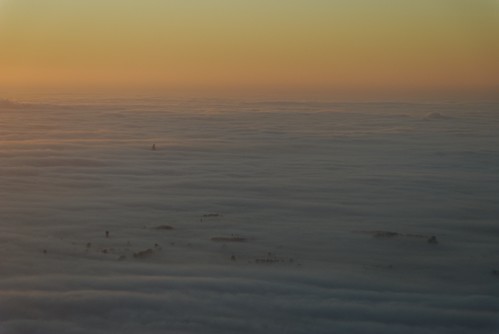 sea sky cloud mer de geotagged twilight view fine aerial rouen layer normandie thin nuages airborne crépuscule normandy vue aérienne couche