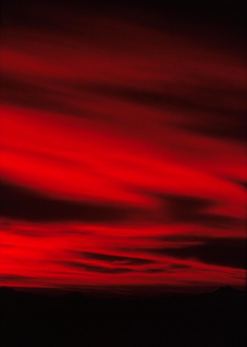 sunset arizona clouds landscape tucson kodachrome olympusom1