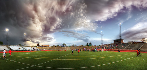 sunset sky people panorama game sports field grass clouds photoshop canon wonderful lights washington amazing fantastic colorful track state stadium pano crowd wa runners athletes bleachers invite brilliant meet hdr highdynamicrange warmingup astroturf stands trackandfield pasco trackmeet tricities stadiumlights 3xp sportingevent photomatix pascoinvite edgarbrownstadium