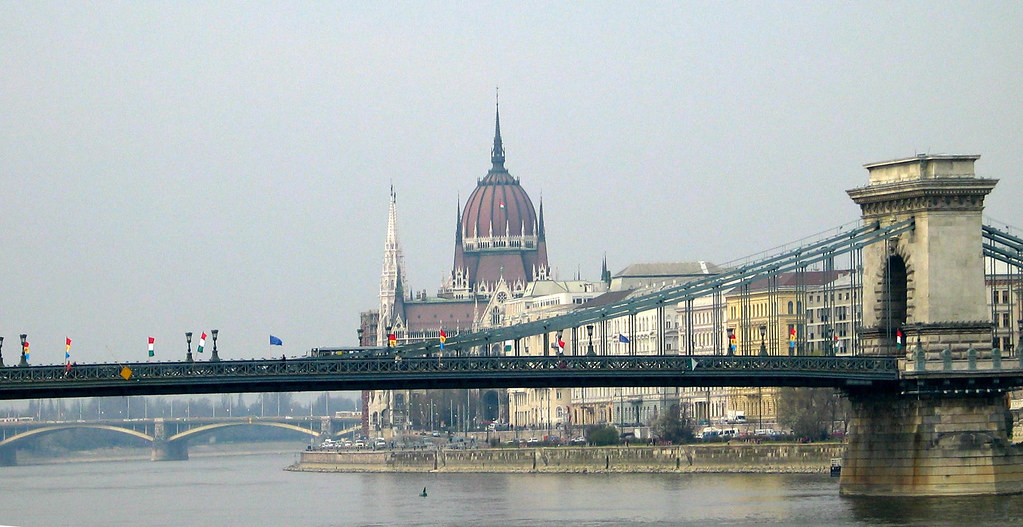Budapest - April 2003 - Danube Waterfront