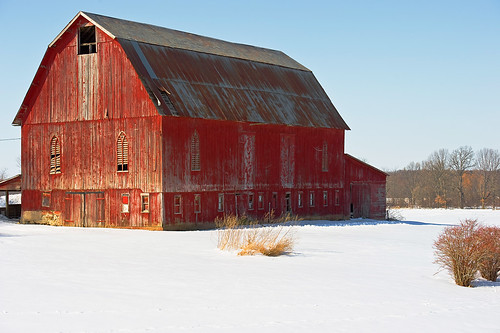 winter ohio red snow barn rural landscape geotagged nikon raw nef country rustic structure worn redbarn cs4 d3s starkcountyohio nikongp1 acr56 nikkor70200f28vrii