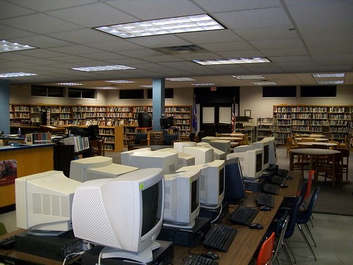 high media library center schools dodgeville
