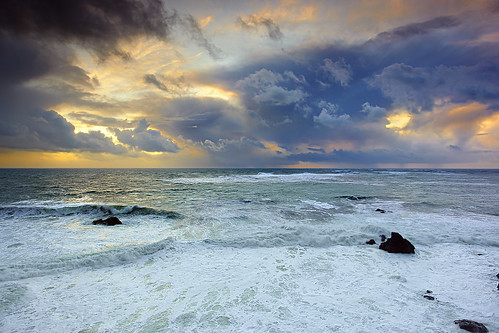 california winter sunset sea sky usa seascape storm rock clouds canon landscape surf pacific wind marin wave 5d thunderstorm sausalito mkii cumulonimbus rodeobeach cordellbank 5dmkii