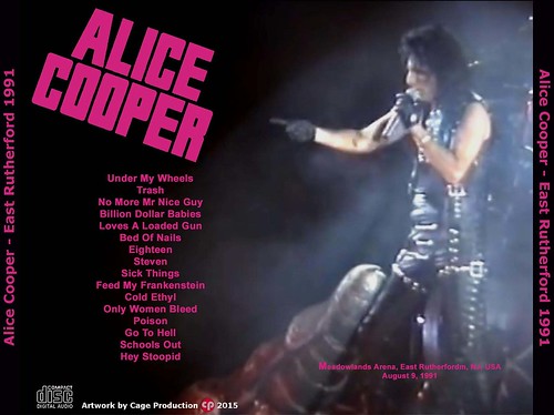 Alice Cooper-East Rutherford 1991 back
