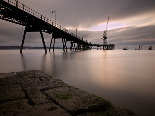 longexposure water sunrise dawn pier jetty mersey wirral tranmere ndfilter rockferry nd110