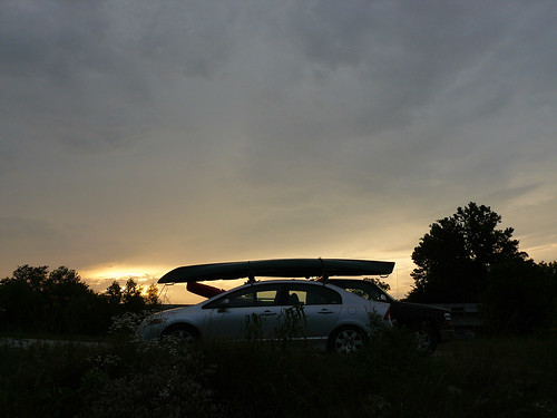 sunset sky clouds honda kayak greg pungo yakker wildernesssystems