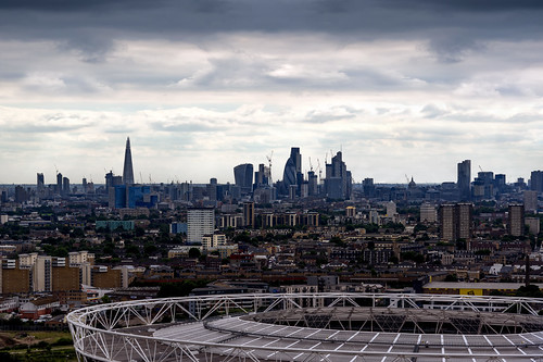 london skyline stadium clouds city architecture hdr dri stratford shard park cityscape skyscrapers