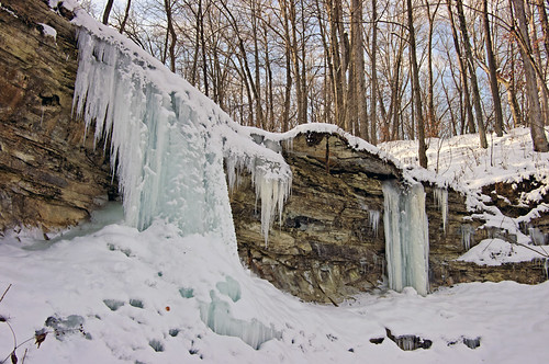 ice landscape frozen waterfall pentax indiana salamonie frozenwaterfall da1645mm huntingtoncountyindiana pentaxk20d pentaxart fwfg