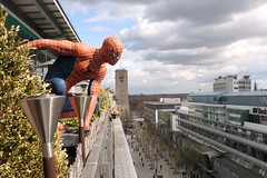 Spiderman über Stuttgart