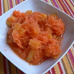 Arabischer Karottensalat mit Orangenblütenwasser