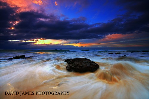 beach sunrise waves woosh colorphotoaward pointarkwright