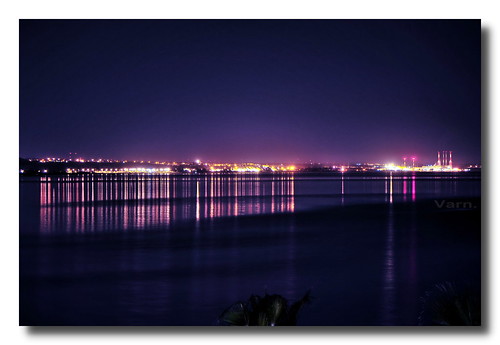 sea reflections waterfront nitelights dekelia nikond300 electricalpowerplant larnakacyprus cyprusseascape varnavasthearchitect bayoflarnaka