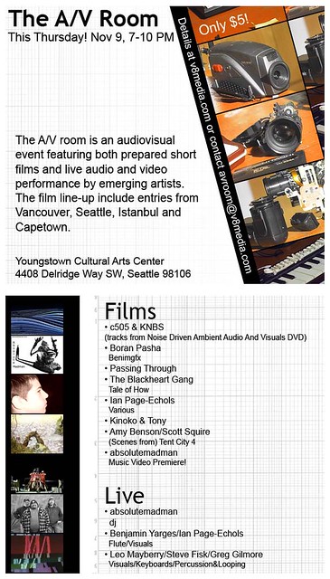 The A/V Room Poster (vertical)