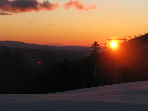 mountain snow ski sunrise lift snowboard gondola sundayriver chondola