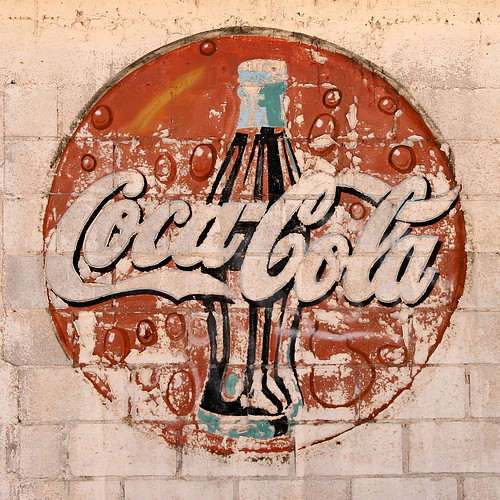 old sign sonora vintage advertising mexico paint cola antique ad advertisement advert santaclara cocacola coca golfo advertise golfodesantaclara